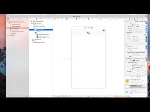 Video: Come aggiungo una barra di navigazione in Swift?