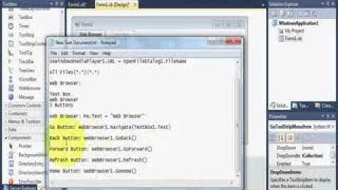 How To Make Your Own Web Browser In VB.NET.avi