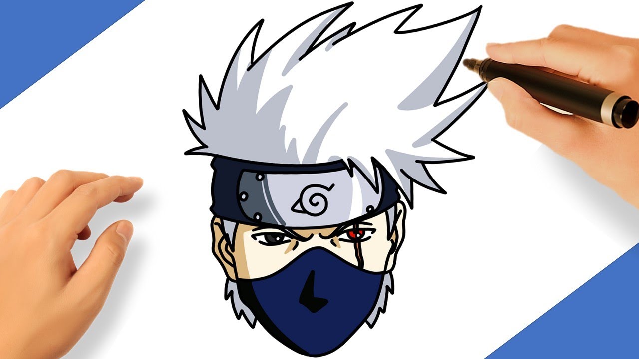 COMO DESENHAR O KAKASHI