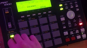 Akai MPC 1000 Midi CC modulation synthesizer with Slider Q-link