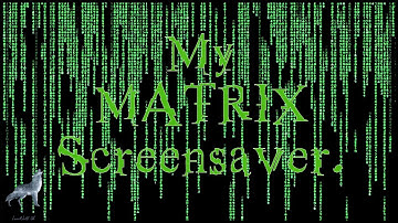 My MATRIX Screensaver and Multi-Screen Desktop setup.