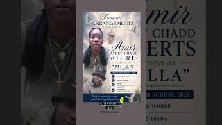 Amir Roberts aka Milla Funeral Announcement