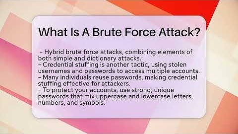 What Is A Brute Force Attack? - Everyday-Networking