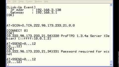 WizFi250 FTP Client File Upload