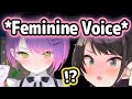 Towa S Random Feminine Voice Surprised Subaru And Okayu Hololive 