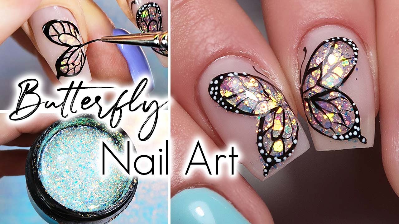 butterfly nails – femketje.nl