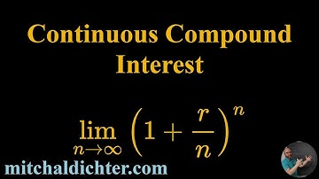 Continuous Compound Interest Approximation