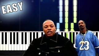Video thumbnail of "Dr. Dre ft. Snoop Dogg - Still D.R.E. - EASY Piano Tutorial by PlutaX"