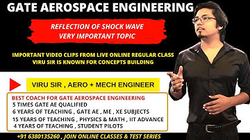 reflection of shock wave and expansion fan | gas dynamics lectures | GATE AEROSPACE ENGINEERING