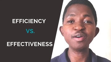 Difference Between Effective and Efficient- PRODUCTIVITY
