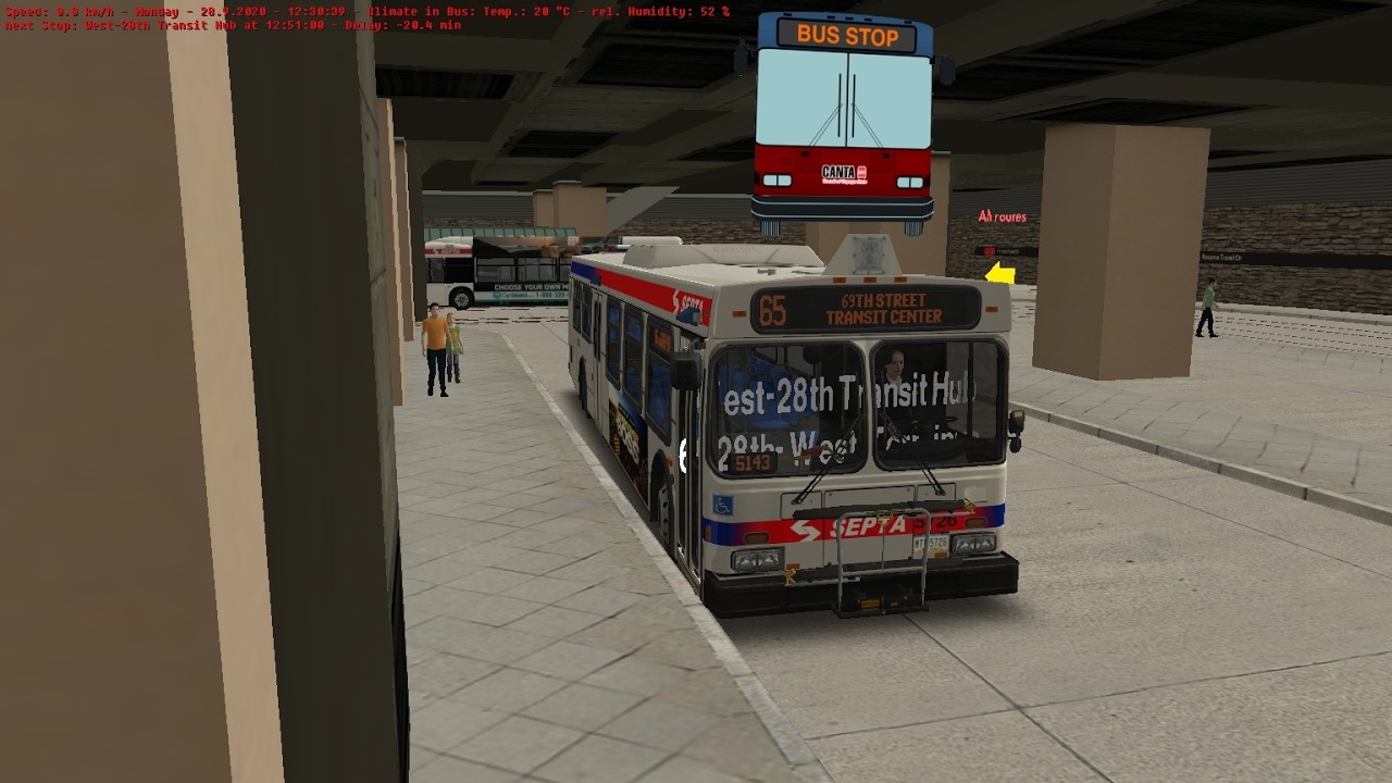 OMSI 2-Cayuga(SEPTA) ROUTE 65 TO 28th-West