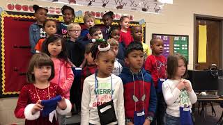 Ava 2018 Kindergarten Christmas Concert Celebrate