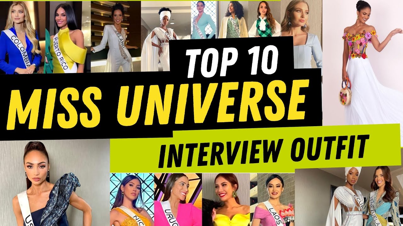 30Days MISS UNIVERSE Coverage by Endy Top 10 BEST Interview Outfits