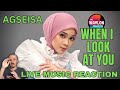 FIRST TIME REACTION TO Agseisa - When I Look At You | Live Session | Her tender voice is DELIGHTFUL!