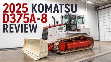 Komatsu D375A-8 2025 Bulldozer Full Review – Exterior, Interior & Specs