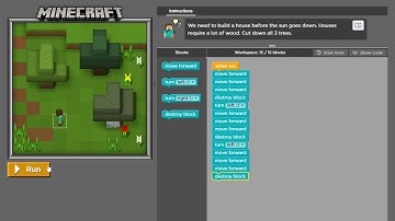 Minecraft Hour Of Code (MHOC) | Minecraft Adventurer | Level #4