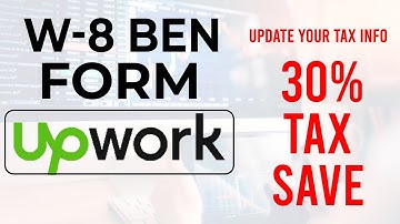How to fill upwork W-8BEN form | upwork w-8 BEN form W-8 BEN E tax info | upwork tax form for Non US