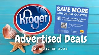 ARE YOU READY?? Kroger *ADVERTISED* Deals for 4/12-4/18 | 5x Digitals, Mini MEGA, & Weekly Digitals