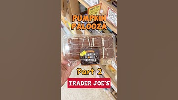 Pumpkin Palooza Continues 🎃 #traderjoesfinds
