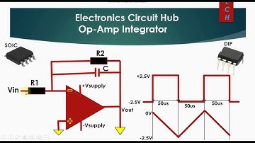 Op-Amp Integrator Circuit Design || Practical Op-Amp Integrator with Triangular Wave Generator