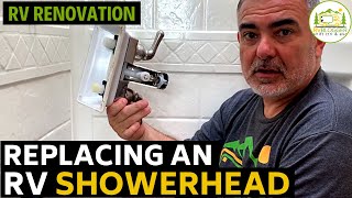 RV Shower Faucet and Shower Head Replacement