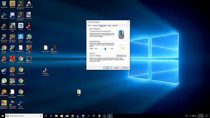 How to COMPLETELY turn off mouse acceleration in Games and Windows 10