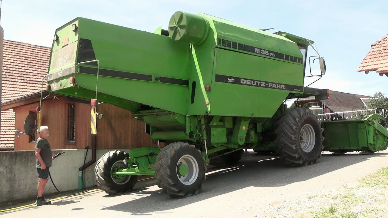 Ohne Mampf kein Kampf | der Spezialdrescher Deutz-Fahr M35.75 hat Durst 😁
