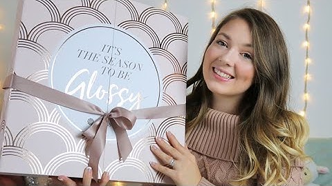 GLOSSYBOX ADVENT CALENDAR 2019 UNBOXING | Sammy Louise