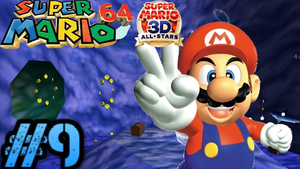 Super Mario 64 (Super Mario 3D All-Stars) - Dire, Dire Docks 100% - Full Gameplay part 9