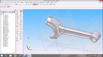 Connecting Rod Body in solid edge V20
