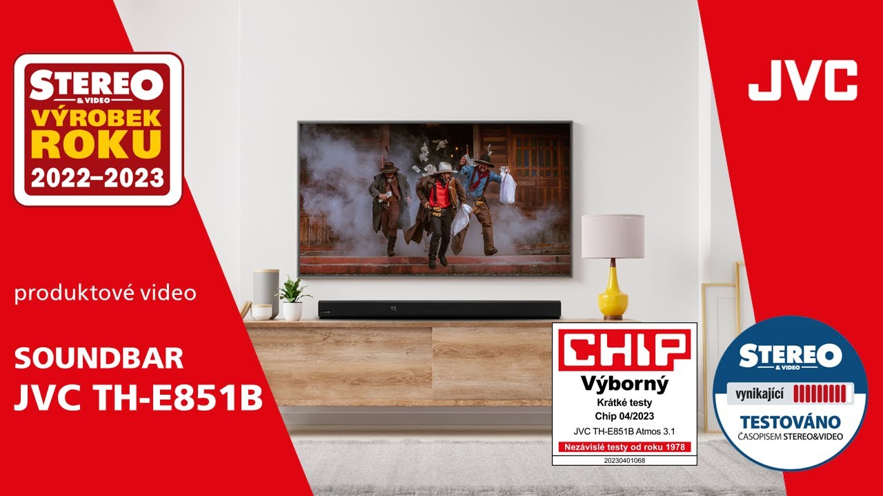 Soundbar JVC THE851 produktové video YouTube