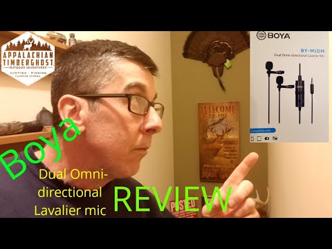 Boya BY-M1DM Dual Omni- directional  Lavalier mic REVIEW! Under $20 and great for interviews!