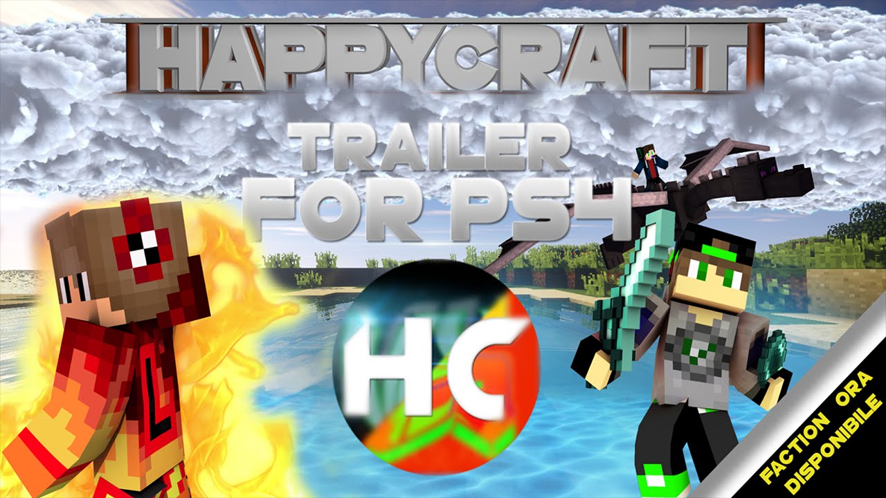 || HappyCraft || Official Trailer -Minecraft ps4 server ITA - YouTube