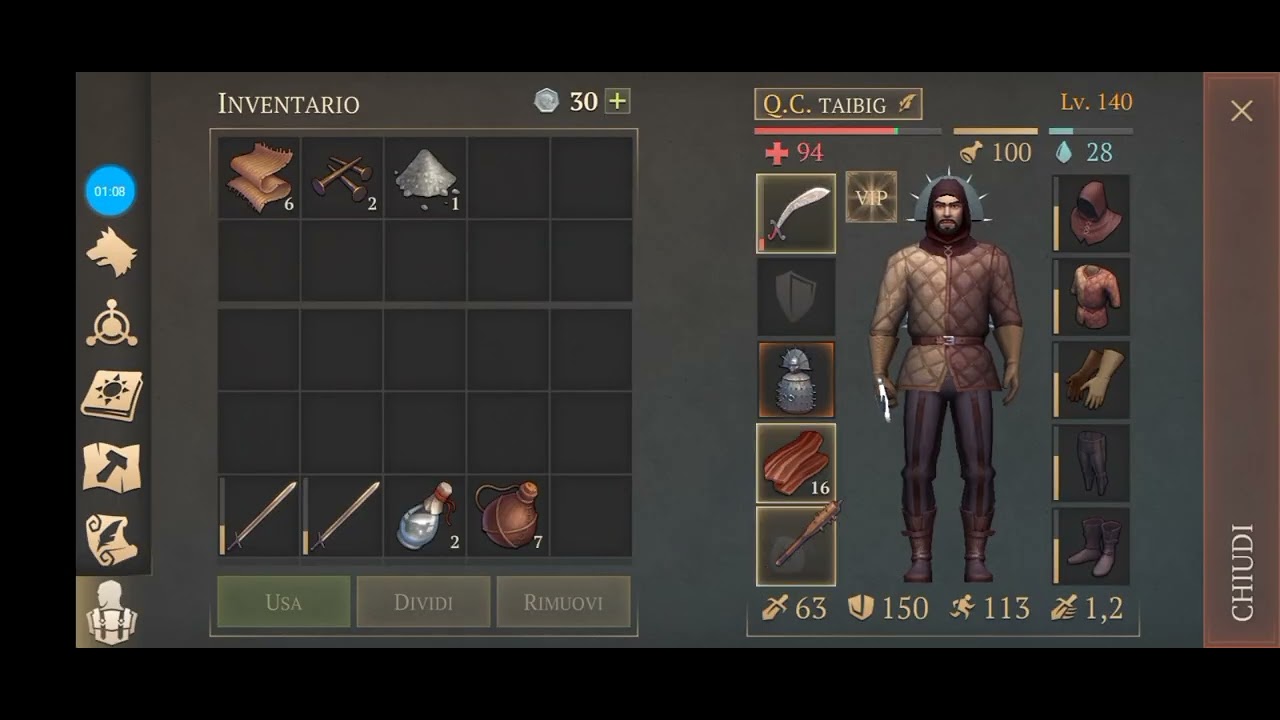 tutorial economico cavaliere caduto Liv 4 6.3.1 grim soul Italia 