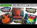 Opening Pokemon Hidden Fates, Shining Fates & Champion's Path Elite Trainer Box!