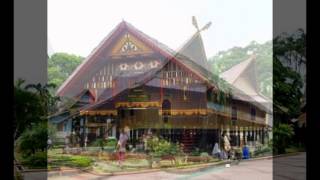 traditional house of Aceh Indonesia