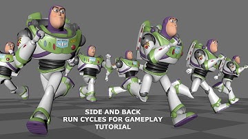 Creating Side and Back Run Cycles for Gameplay with animBot in Autodesk Maya | Tutorial