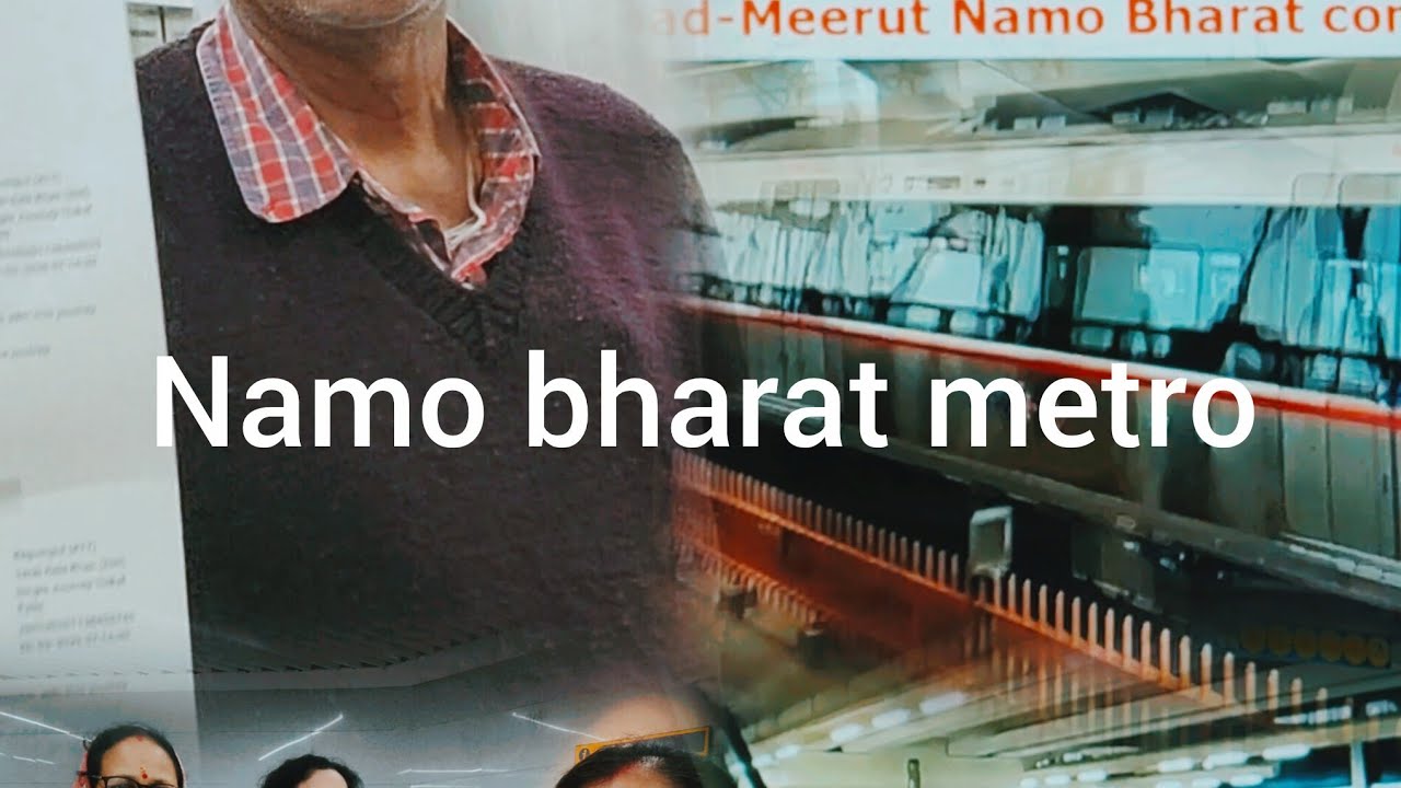 Namo bharat Metro se safar#indian#namo bharat metro#indian metro#narendra modi