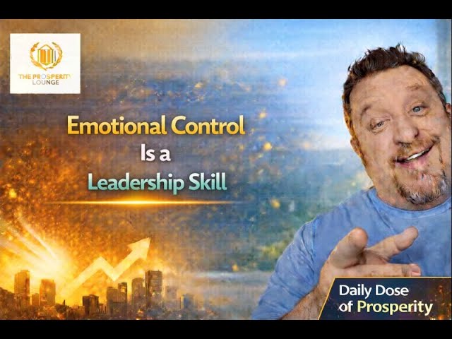 Ep. 21 – Emotional Control Is a Leadership Skill – Daily Dose of Prosperity