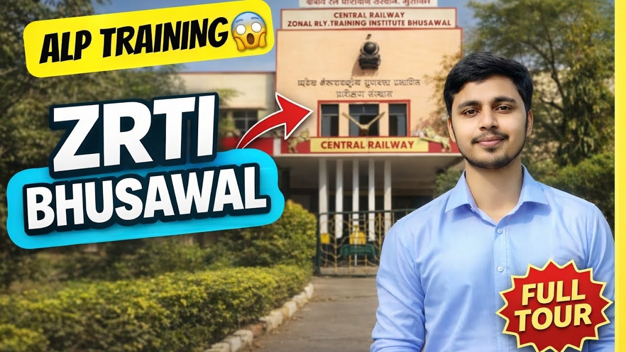 ZRTI Bhusawal Full Campus Tour 😱 | ALP Training Reality 2026 | Inside View