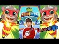 Talking Tom Hero Dash in Real Life| Mom Controls Me in the Game| Kids Skit