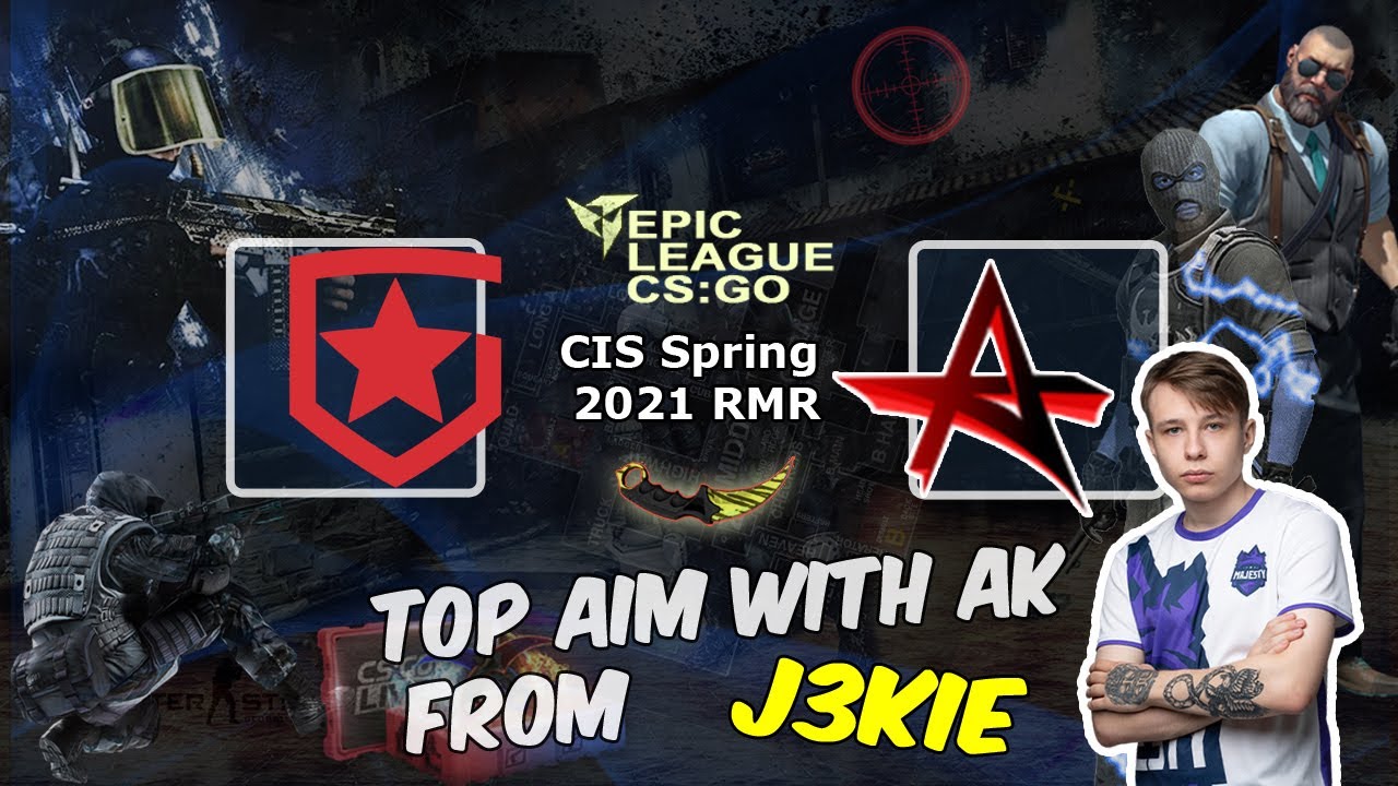 Top AIM with AK from J3kie on Overpass, Gambit vs Akuma, EPIC League CIS 2021