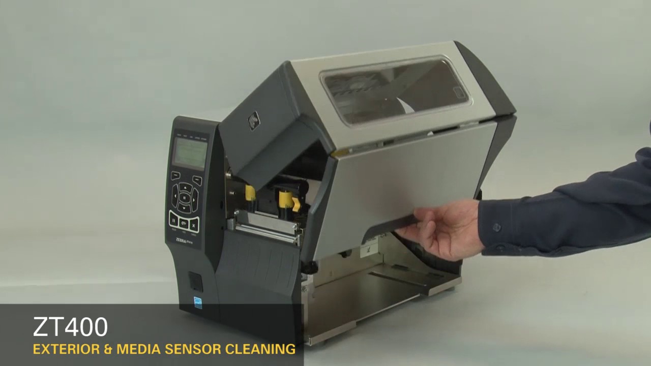 Как чистить датчики и части принтера этикеток Zebra ZT410 YouTube