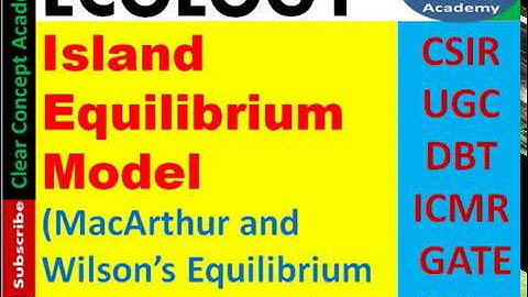 MacArthur and Wilson