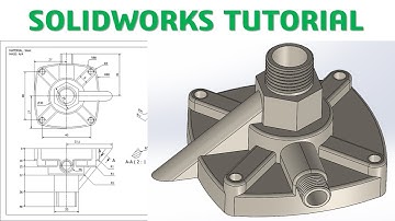 Solidworks Tutorial #43 |3D Model Basic Beginners | CAD CAM TUTORIAL