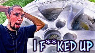 Don't let this happen to YOU! Professional PAINTER F**CKED HIS WHEELS.