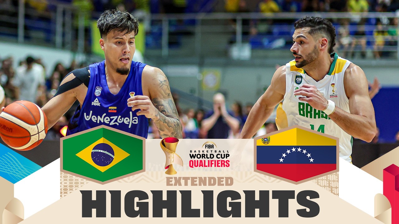 Brazil 🇧🇷 v Venezuela 🇻🇪 | Extended Highlights | FIBA Basketball World Cup 2027 Americas Qualif.