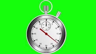 Green Screen 60 Seconds Stopwatch