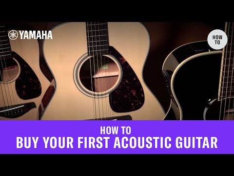 Cara Beli Pertama Anda Acoustic Guitar