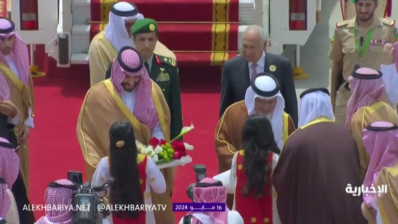 #ولي_العهد الأمير محمد بن سلمان يصل البحرين لترؤس وفد المملكة المشارك في القمة العربية الـ 33